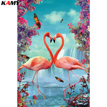 Diamond Painting Flamingos Diamond Mosaic Bird Diamond Embroidery Animals Picture of Rhinestones Full Square Home Decor 2024 - buy cheap