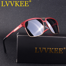2019 quente lvvkee alta qualidade vermelho hd polarizado óculos de sol homem/mulher metade quadro condução óculos de sol para o homem máscaras eyewear uv400 2024 - compre barato