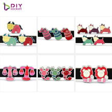 8MM Wholesale Mix Style Animal Slide Charms 10 pcs/lot Fit DIY Wristband & Bracelet LSSC23-160 2024 - buy cheap