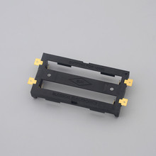 Masterfire-caixa de armazenamento para bateria, suporte para bateria smd 2x18650, preto, com pinos de bronze, para baterias recarregáveis 18650 2024 - compre barato