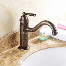 New Luxury Ancient Roman Bronze Bathroom Mixer Taps Deck Mounted Single Hole Kitchen Faucets RB1014 2024 - buy cheap