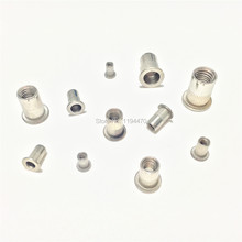 100pcs M8 Metric Thread 304 Stainless Steel Flat Head Rivet Nut Rivet Insert Nut Cap Rivnut 2024 - buy cheap