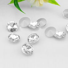 Clear Crystal Nail Rhinestone Non Hotfix Rhinestones 6mm 10pcs Round Crystals DIY 3D Nail Art Gems decoration 2024 - buy cheap