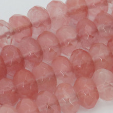 5X8mm Pink Watermelon Tourmaline Abacus Accessories Crafts Loose Beads Natural Stone Faceted Jewelry Making Design Women Girls 2024 - buy cheap