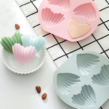 Creative Shell Silicone Fondant Cake Mold DIY Cookies Chocolate Mold Ice Cube Tray Ice Cream Maker Soap Form 2024 - buy cheap