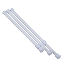 Bathroom Adjustable Curtain Rod Spring Loaded Extendable Telescopic Net Voile Tension Curtain Rail Pole Rod 1pc 2024 - buy cheap