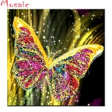 5D DIY Diamond Painting Full Square/Round Drill "Animal abstract colorful butterfly" 3D Embroidery Cross Stitch gift Home Decor 2024 - buy cheap