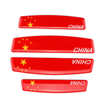 Adesivo anticolisão com logo da bandeira chinesa, emblema para volkswagen cc beetle trompchi toyota yaris rover opel bmw nissan kia 2024 - compre barato
