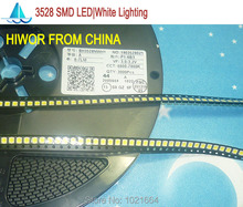 (100pcs/lot)(LED|SMD) 3528 SMD LED, White Emitting Color, Light Emitting Diode, 3528 1210 2024 - buy cheap
