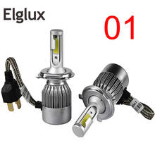 Elglux All In One 2Pcs Car Lights Bulbs LED H4 H7 9003 HB2 H11 LED H1 H3 H8 H9 880 9005 9006 H13 9004 9007 Auto Headlights 2024 - buy cheap