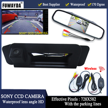 FUWAYDA para Mercedes Benz C180 C200 C280 C300 C350 C63 AMG, cámara de visión trasera inalámbrica de coche, CCD de reversa con mango y monitor 2024 - compra barato