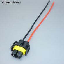 Shhworldsea envío gratis 50 piezas H8 H11 hembra xenón arnés conectores conector de luz LED Bombilla de niebla coche camión lámpara 2024 - compra barato