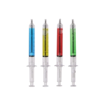 4Pcs Novelty Injection Syringe Pen Ballpoint Black Ink Liquid Medical Style 2024 - buy cheap