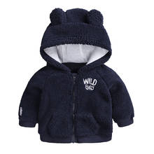 Пальто для младенцев; Осенне-зимняя куртка для маленьких девочек; Куртка; Теплая Флисовая верхняя одежда с капюшоном для детей; Пальто для новорожденных; Одежда для маленьких мальчиков; 2020 2024 - купить недорого