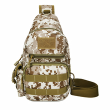 Bolsa de ombro com camuflagem tática, portátil, para homens e mulheres, pequeno, mensageiro, esportiva, à prova d'água, de náilon, bolsa de peito para pilotar ao ar livre 2024 - compre barato