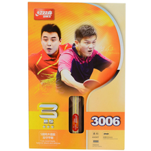 Original DHS Double Happiness table tennis racket 3 star 3002 3006  Ping Pong Racket pimples in rubber ITTF approved 2024 - buy cheap