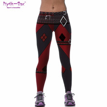 Women Sport Leggings Cosplay Joker Print 3D Workout Sportwear High Waist Gym Pant Skinny Running Capris Fitness Jogging Jeggings 2024 - buy cheap