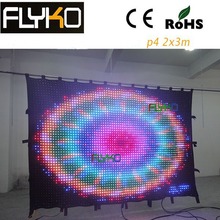 High Quality RGB LED Backdrops for DJ Stage Wedding Backdrops Light Curtains 2024 - buy cheap