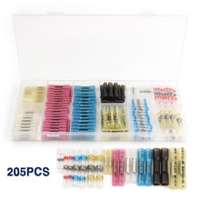 200PCS Heat Shrink Butt Wire Connector Crimp Terminals Soldered Terminal Sleeve Splice Terminal connectors Assorted kit 2024 - buy cheap