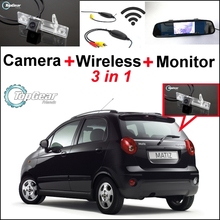 3in1 Special WiFi Rear View Camera + Wireless Receiver + Mirror Monitor Parking System For Chevy Chevrolet Lacetti Matiz Nubira 2024 - buy cheap