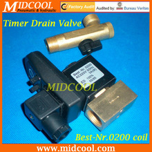 Best-Nr.0200 2 way electronic Auto timer compressor drain valve 220V AC 1/2" Orifice 3mm brass flow drainer 2024 - buy cheap