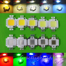 1pc 10W high power led  UV 395-425nm, IR 840-940nm Warm White  cool white Royal Blue led 2024 - buy cheap