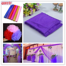 5/10meters Tulle Roll Tutu Fabric Party Birthday Wedding Decoration Baby Shower Organza Tutu Skirt Accessories Tulle Curtains 5z 2024 - buy cheap
