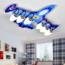 Lustre de led avião acrílico diy, luminária de teto moderna para crianças, quarto, iluminação decorativa para casa, interior 2024 - compre barato