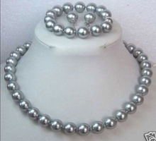 Joyería de perlas naturales AAA + 10MM para mujer, collar de perlas Concha, pulsera/juego de pendientes, cuentas, gancho nupcial 2024 - compra barato