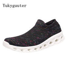 Men Running Shoes Sports Sneakers Flats Breathable 2019 Summer Mesh Walking Man Athletic Slip On Lightweight Comfortable 2024 - buy cheap