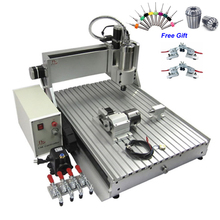 3D CNC Router Engraver 6090 4 Axis  Milling Machine 1.5KW  Spindle for Acrylic wood metal cutting 2024 - buy cheap
