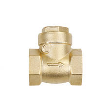 1 pcs Golden horizontal check valve, 1 1/2" Brass non return valve 2018 New  4x4.5cm 2024 - buy cheap
