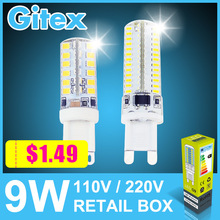 Led G9 3014 5W 6W 7W 9W 10W 11W 12W 2835 SMD Led G9 220V Crystal Silicone Candle Led G9 Lamp Crystal Silicone Candle light Bulb 2024 - buy cheap