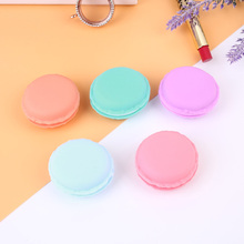 Caixa de armazenamento portátil macaroon, joias, fone de ouvido, caixa colorida 4.2x2cm 2024 - compre barato