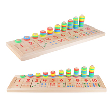Montessori Baby Toy Early Educational Rainbow Wooden Math Teaching Toys 2024 - buy cheap