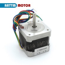 Nema17 cnc motor deslizante 17hs4402 l40mm/60 oz-in/40ncm 1.3a quatro-fase wrie 2024 - compre barato