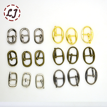 New arrived 50pcs/lot silver gun-black gold small width 8mm oval round alloy metal shoes bag Belt  Buckles  DIY Accessory Sewing 2024 - купить недорого