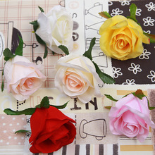 Flone 31 шт. искусственные розы цветы головки шелковые искусственные цветы 9 см свадебные арки украшения дома цветы настенные аксессуары 2024 - купить недорого