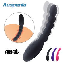 10 Speed Flexible Anal Vibrator For Women Adult Games Silicone Vibrating Butt Plug Prostate Massager Gay Men Anal Beads Sex Toys 2024 - buy cheap