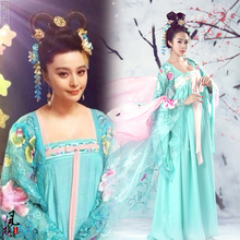 Disfraz de Bordado delicado Tang para mujer, traje de 5 diseños, Hanfu de cintura alta para jugar a la televisión, emperatriz de La Gran Dynasty Wu MeiNiang 2024 - compra barato