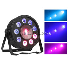LED Stage Light Effect 9x12W RGBW 4IN1 +30W Flat Par DMX512 DJ Disco Lamp KTV Bar Party Backlight Beam Projector Dmx Spotlight 2024 - buy cheap