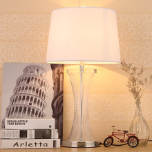 Modern Glass Crystal Table Lamps For Living Room Bedroom Wedding Gift Bedside Lamp 110v 220v EU Plug Button Switch 2024 - buy cheap