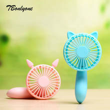 Tbonlyone 1200Mah 2 Speed Noiseless Desktop Small Neck Rechargeable Cooling Usb Portable Electric Handheld Mini Fan 2024 - buy cheap