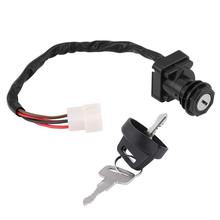 Interruptor de ignição para motocicleta, trava para polaris scrambler 400, 500, 1999, atv, scooter ciclomotor com duas teclas 2024 - compre barato