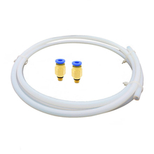 1M 4mm OD 2mm ID PTFE Tube + 2pcs PC4-M6 Fittings for RepRap 3D Printer Bowden Hotend 1.75mm 2024 - buy cheap