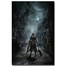 Bloodborne Art Silk Fabric Poster Print 13x20 24x36inch Game Hunter Picture for Living Room Wall Decoration 006 2024 - buy cheap