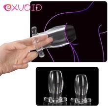 EXVOID Hollow Anal Plug Butt Expansion Enema Adult Products Transparent Butt Plug Sex Toys for Women Men Gay Anus Dilator 2024 - buy cheap
