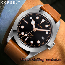 polisehd 41mm corgeut black dial  sterile dial Sapphire Glass Automatic mens Watch 2024 - buy cheap