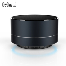 M & J металлическая Беспроводная bluetooth-колонка для чтения, SD, tf-карта, Портативная колонка с поддержкой звонков с микрофоном для ПК, Iphone, Samsung, Xiaomi 2024 - купить недорого