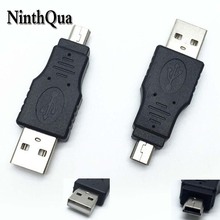 Conector USB 2,0 macho a Mini adaptador de enchufe, convertidor de cable de extensión macho a macho, conectores de carga de tableta, 1 Uds. 2024 - compra barato